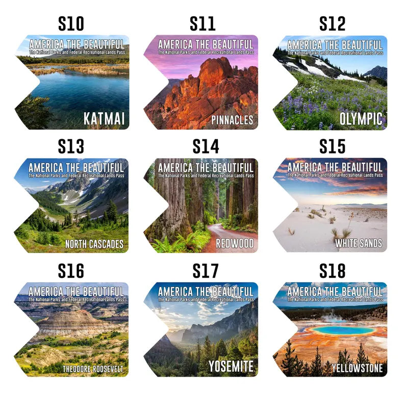 Personalized National Park Pass Sleeve - America The Beautiful Card Cover - Gift for Nature Lovers