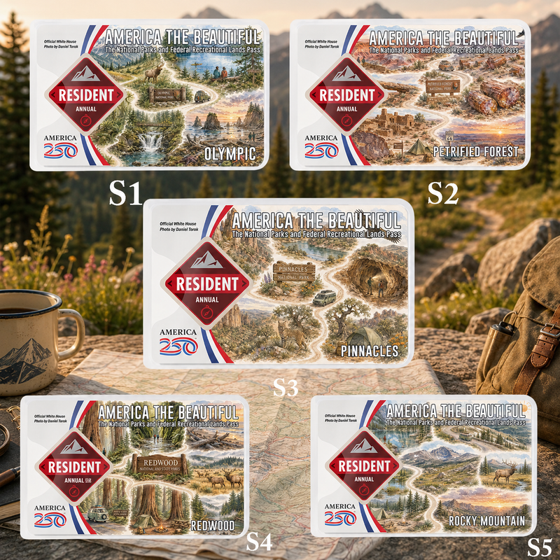 Grand Teton National Park Map Pass Sleeve - America The Beautiful Pass Protector - Card Cover - Gift for Nature Lovers