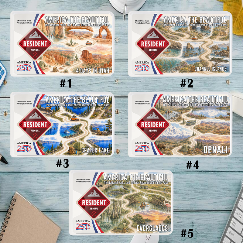 Grand Teton National Park Map Pass Sleeve - America The Beautiful Pass Protector - Hiker Gifts