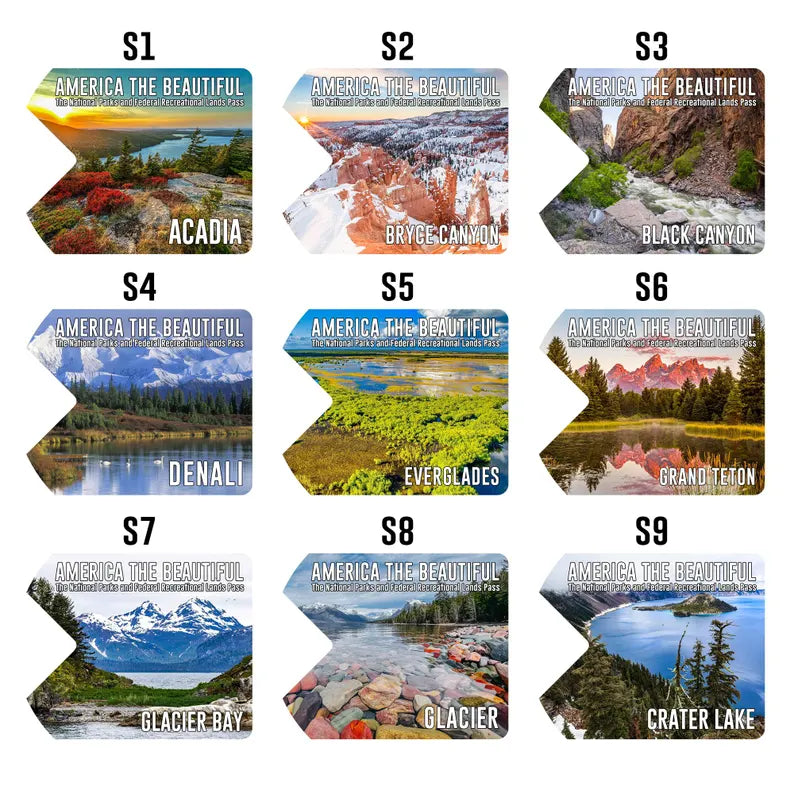 Personalized National Park Pass Sleeve - America The Beautiful Card Cover - Gift for Nature Lovers