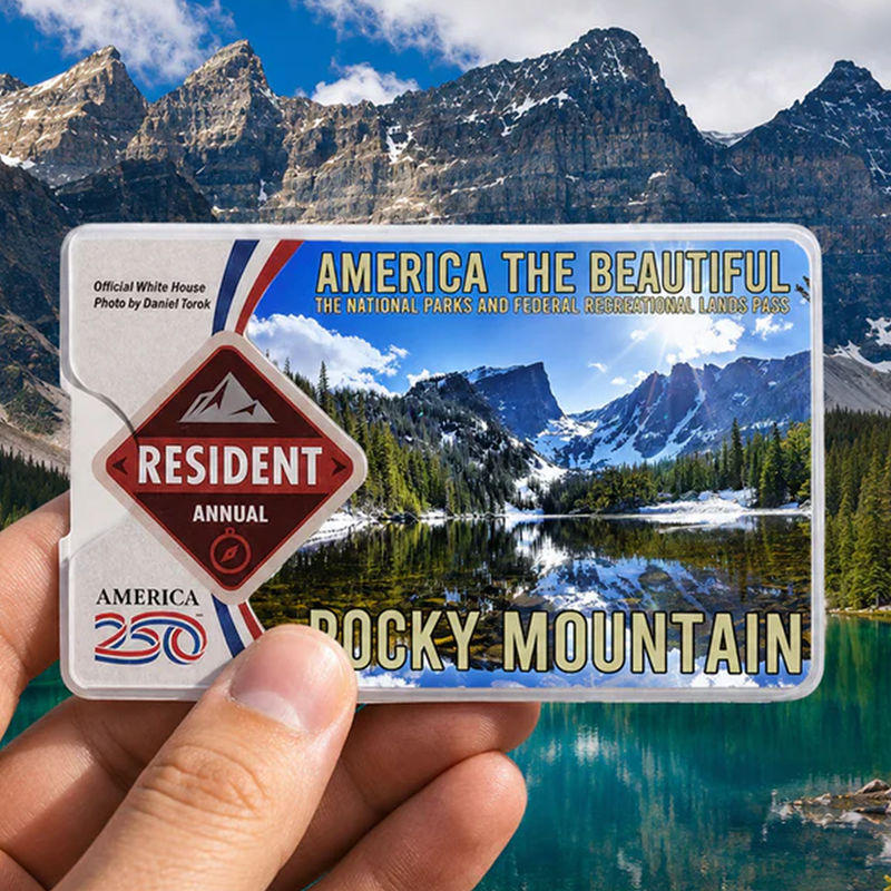 National Park Pass Sleeve - America The Beautiful Card Cover - Gift for Nature Lovers