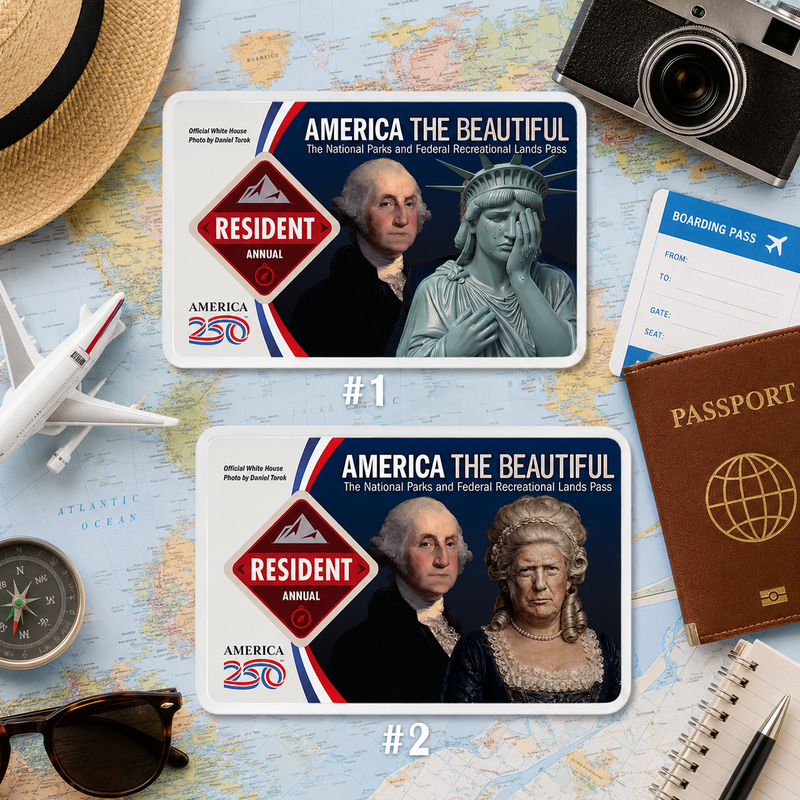 Anti Trump Card - National Park Pass Sleeve - America The Beautiful Pass Protector - Protect Our Parks