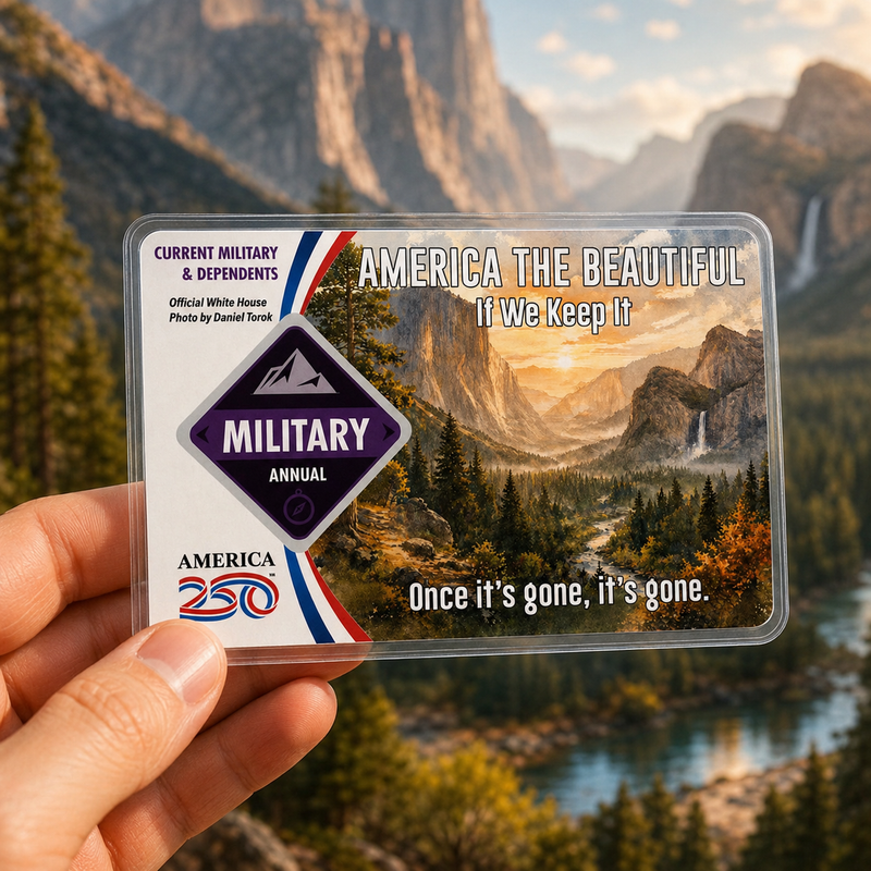 Protect Our Parks National Park Pass Sleeve | America The Beautiful Pass Protector | Hiker Gifts