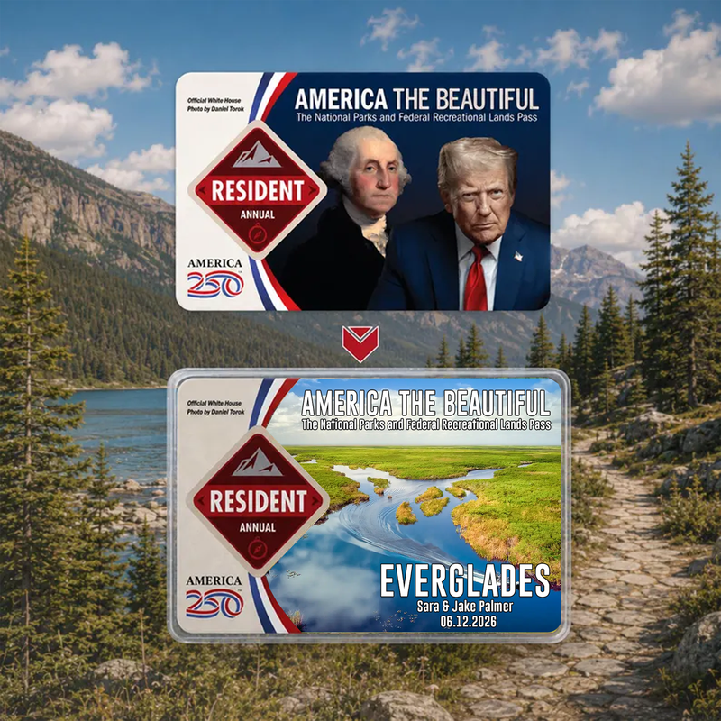 Everglades Card Sleeve - National Park Pass Sleeve - America The Beautiful Card Cover - Protect Our Parks