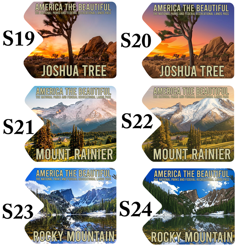 National Park Pass Sleeve - America The Beautiful Card Cover - Gift for Nature Lovers